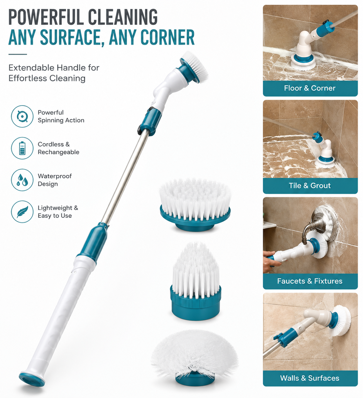 Electric Spin Scrubber