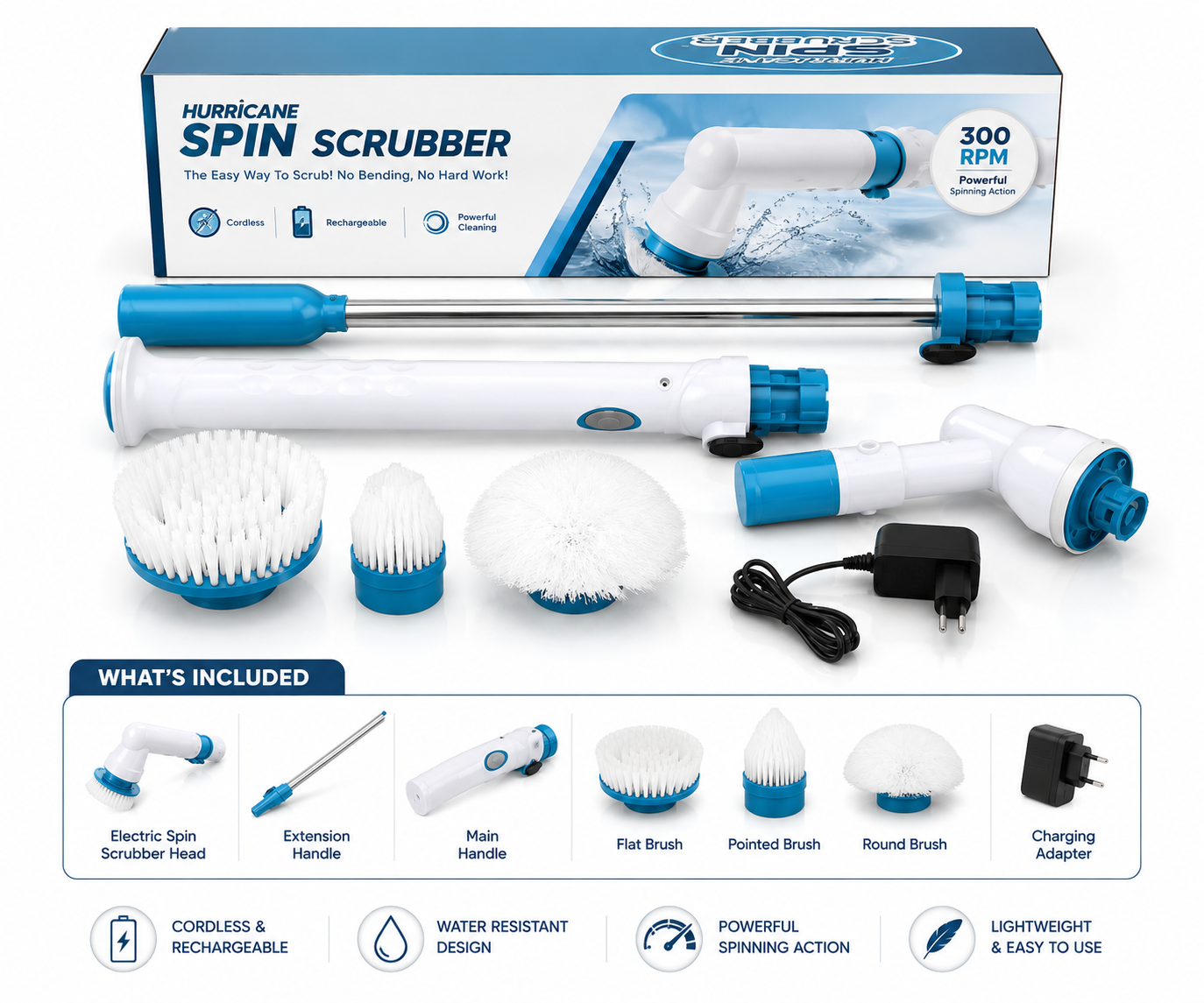 Electric Spin Scrubber