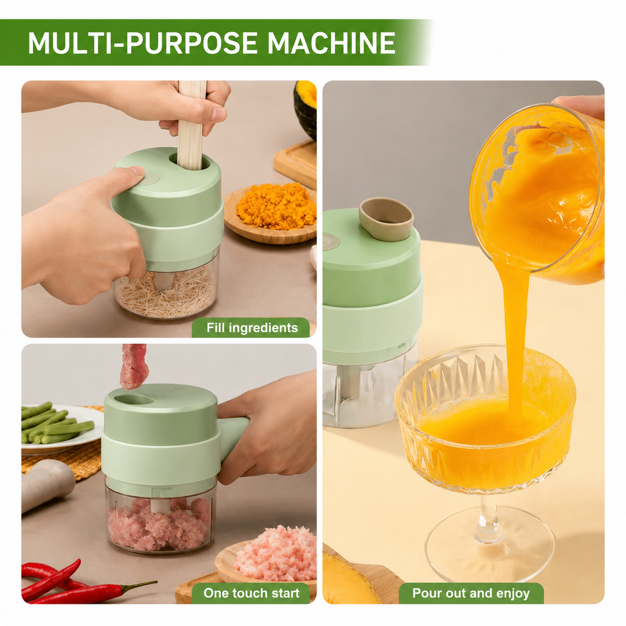 Wireless Mini Food Chopper