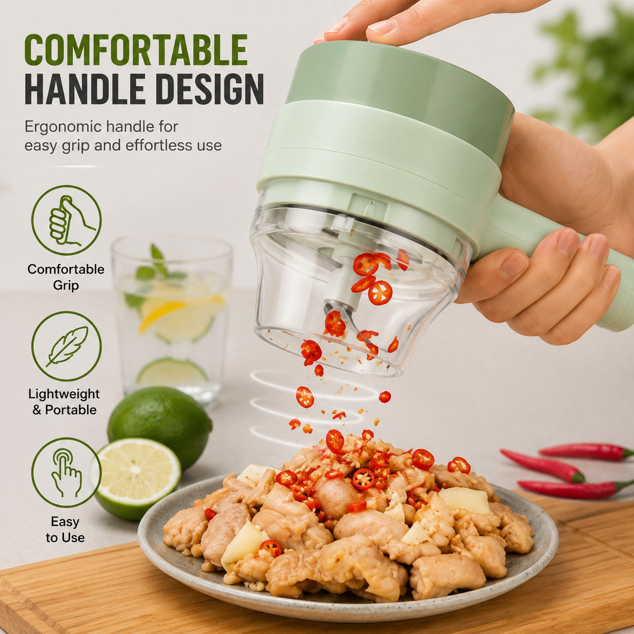 Wireless Mini Food Chopper