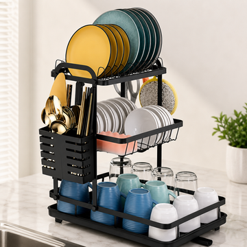 2 Tier Dish Drying Rack